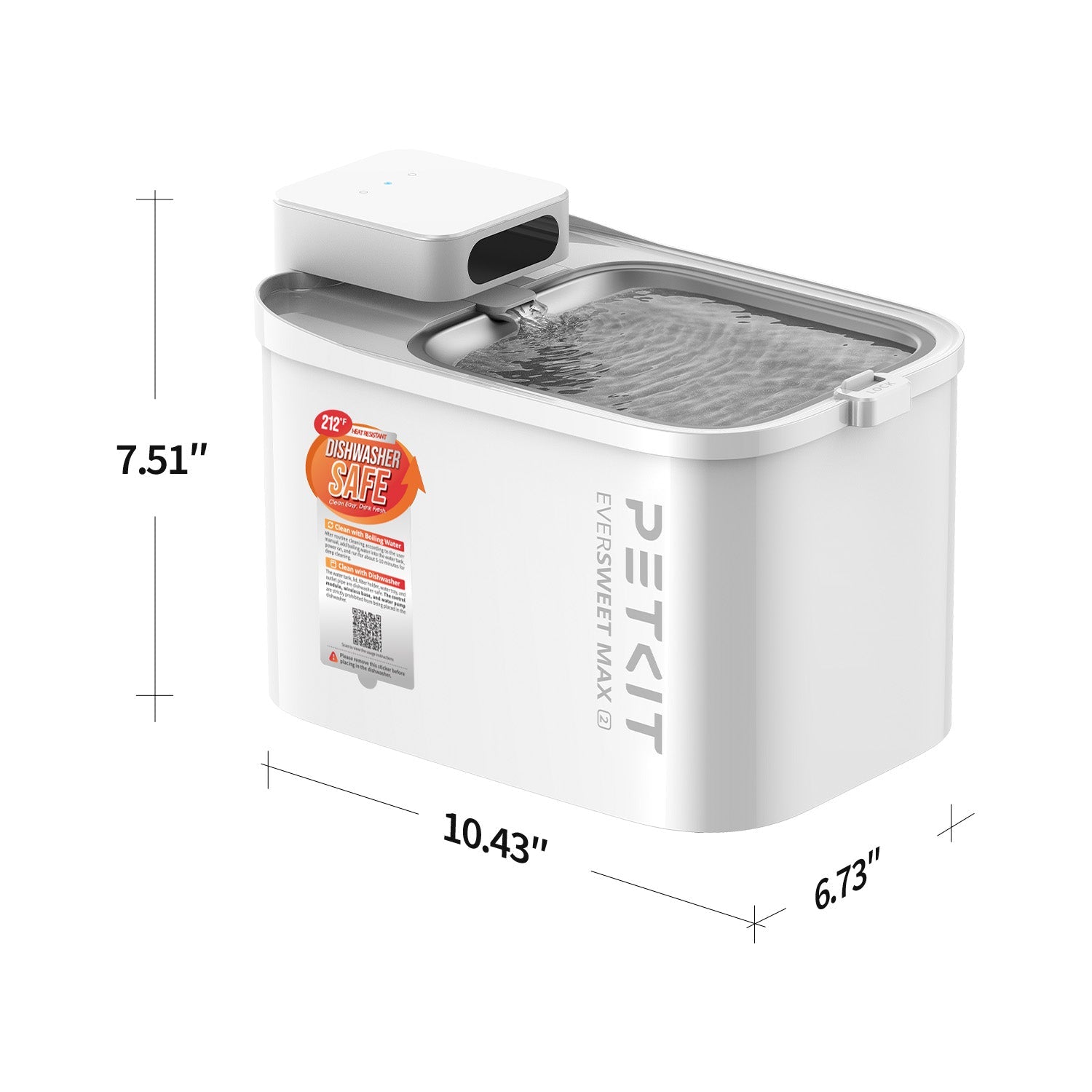 EverSweet Max 2 (UVC) Pet Water Fountain