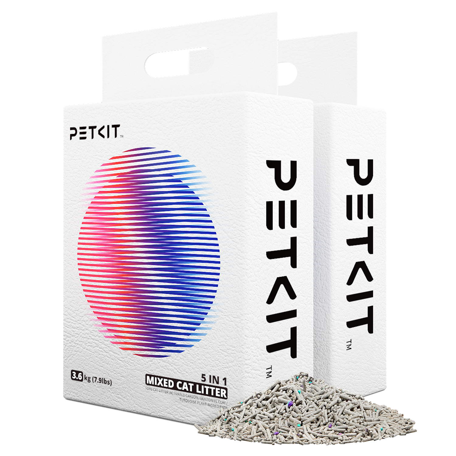 5-in-1 Mixed Cat Litter - 2 Bags