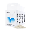 Occult Blood Test Mixed Cat Litter 4 bags with small piles showing natural granule appearance and texture
