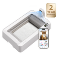 Purobot Crystal Duo Automatic Cat Litter Box with Camera