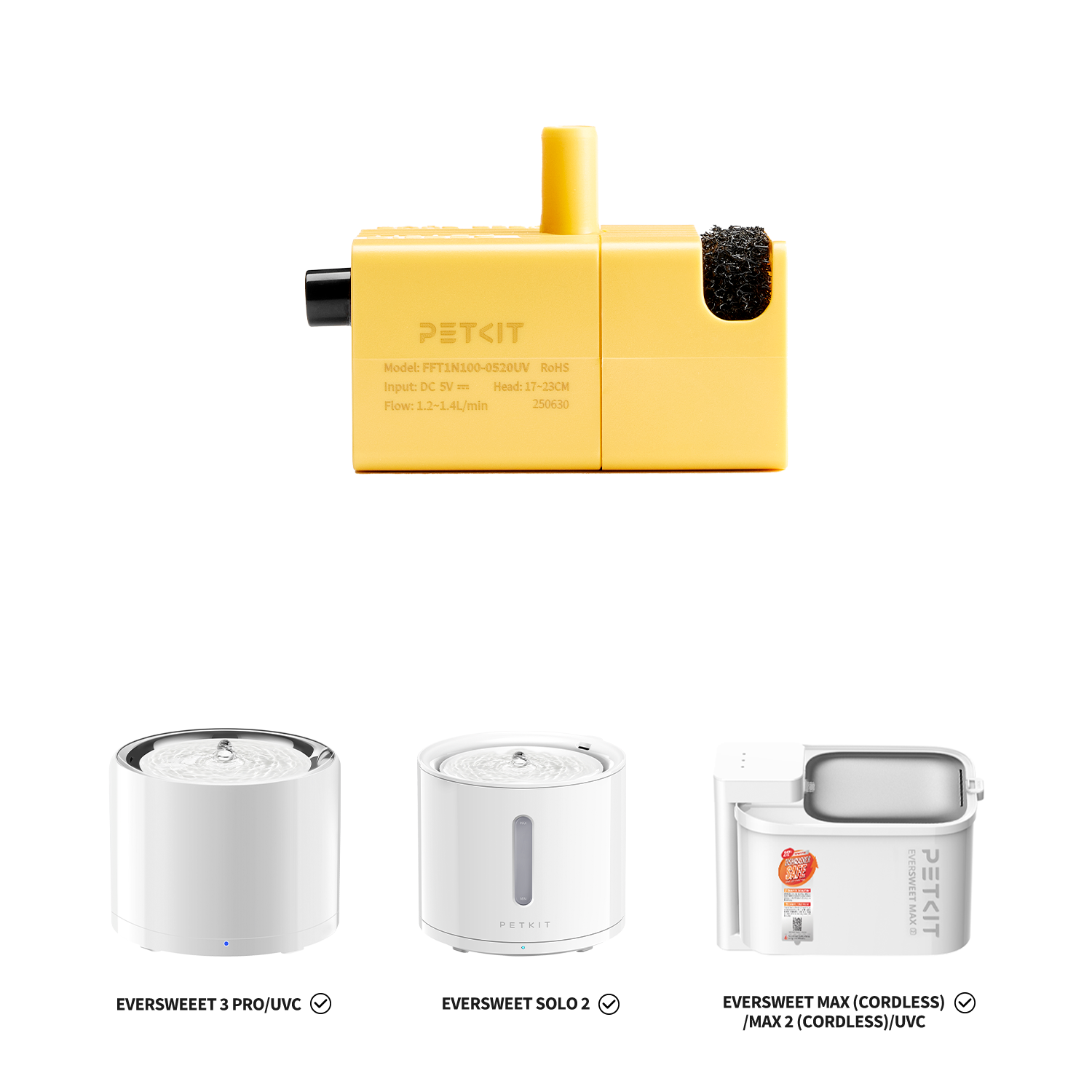 Wireless Water Pump FFT1-2 (UVC)