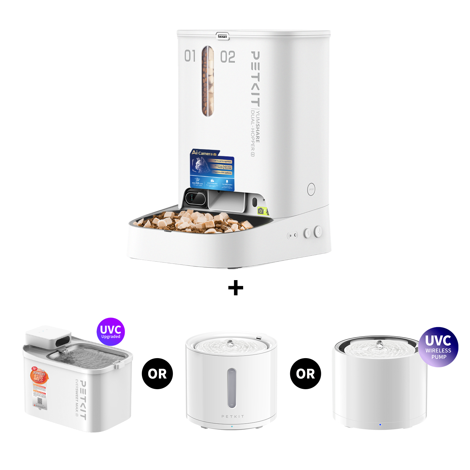 YumShare Dual-Hopper 2+EverSweet Fountain
